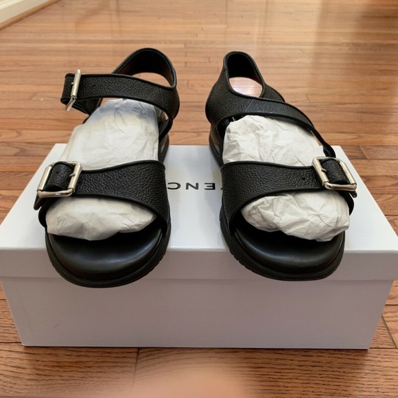 Givenchy Stingray Podium Black Leather Sandals 42 main image 5